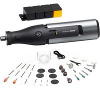 Kit d'outils multifonctions 12V, comprenant 37 accessoires, avec une vitesse de 5 000 à 35 000 tr/min, moteur sans balais et chargement via Type-C