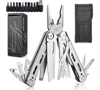 Kit d'outils multifonctions à 14 fonctions, en métal, pour la survie, le camping, la chasse et la randonnée