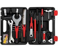 Kit d'outils multifonctions pour vélo, avec mallette, idéal pour la réparation et l'entretien de vélos et de vélos électriques, pour une utilisation en atelier ou à la maison. 51 pièces, universel, en