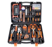 Kit d'outils - Outils pour la maison - 102 pièces - Acier inoxydable - Ensemble combiné - Réparation automobile - Pour un usage domestique