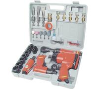 Kit d'outils pneumatiques 33 pièces, comprenant une hocs et des accessoires