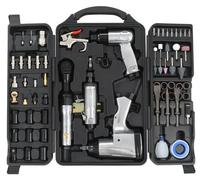 Kit d'outils pneumatiques, ensemble de 70 pièces, comprenant des accessoires essentiels, de couleur marron