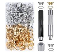 Kit D'outils Pour ¿Illets De 120 Pouces, Avec 3 Outils D'installation Pour Tissu, Toile, Rideau, Vêtements, Cuir, 1/2 Pièces