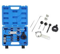 Kit d'outils pour le réglage de l'arbre à cames, acier de haute qualité, coffret de rangement compact, compatible avec les moteurs 1.6 et 2.0 TDI, durable et résistant à la déformation, comprend diffé