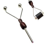 Kit d'outils pour monter les mouches - Porte-canette et accessoires de pêch | Construction en acier inoxydable et céramique, comprend un porte-bobine, un enfile-fil, un noueur et un poinçon, résistant à