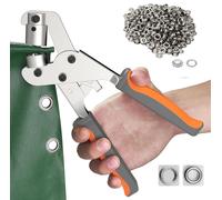 Kit d'outils pour oeillets, pince à percer manuelle, 500 oeillets, 3/8 de pouce