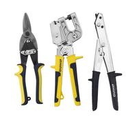 Kit d'outils pour plaquiste - RHINO - 3 pièces - Acier S2 - Chrome vanadium - Filaire
