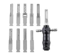 Kit d'outils pour serrurier en feuille d'aluminium pour ouverture de serrures, outils de crochetage professionnels