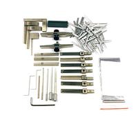 Kit d'outils professionnel de serrurier - Outil d'ouverture de serrure antivol de dixième génération - Outil de crochetage de serrure pour serrure avec ours