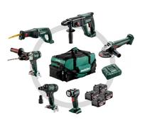 Kit d'outils sans fil Combo - Metabo - 6.1SB 18 LTX - 6 machines - 2 batteries - Professionnel