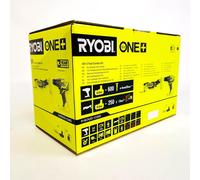 Kit d'outils sans fil Ryobi R18CK2G-1C20G, 18 V ONE+, batterie 2 Ah, 1 batterie, chargeur rapide 1,5 A