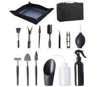 Kit d'outils Succulents 15 pièces/Ensemble, Mini Kit d'arbre à bonsaï portatif, bonsaï Professionnel, Transplantation, arrosage, Coupe, Outils de Jardinage pour Le Soin des Plantes.