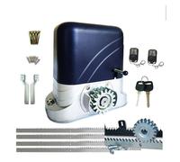 Kit d'ouverture de portail, Moteur électrique automatique d'ouvreur de porte coulissante d'automatisation à la maison industrielle AC220V/110V 500-1300kg avec le support en acier 4m