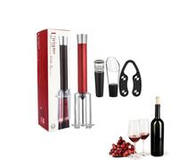 Kit d'ouvre-bouteille de vin rouge, décapsuleur manuel | Kit d'ouvre-bouteille pratique et robuste, tire-bouchon, coupe-capsule, bec verseur, bouchon sous vide, Tr