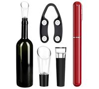 Kit d'ouvre-bouteille - Outil portable pour enlever les bouchons - Décapsuleur avec pompe à air pour vin, pour une utilisation dans la maison, la cuisine, le bar, le mariage, le restaurant