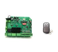 Kit d'ouvre-porte électrique, Circuit imprimé de commande porte pivotante/coulissante DC24V/12V, connexion avec régulation vitesse à double moteur et fermeture automatique(DC24V with 6remote)