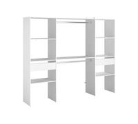 Kit dressing ARTIC Décor 2 colonnes 2 penderies 2 tiroirs L 220 P 40 H 180 cm