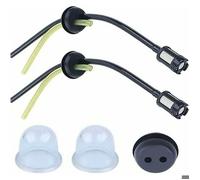 Kit durite essence - Kit 5 pièces - Universel 2-temps - Durite 23 cm Ø int 2.8 mm Ø ext 5.4 mm - Pompe & filtre