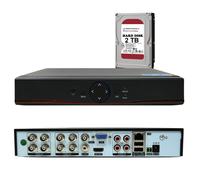 Kit DVR 8 Canaux HDMI HD 2000 Go 2 TERA AHD HYBRIDE iPhone Android P2P OFFRE