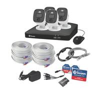 Kit DVR de vidéosurveillance 1 080p à 8 canaux 1To Swann Enforcer SWDVK-846804MQB-EU HDDGB et 4 caméras d'intérieur et d'extérieur