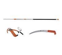 Kit echenilloir compatible avec Bahco P34-37 avec scie 340-6T et perche télescopique 3,5 mètres
