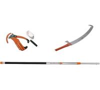 Kit echenilloir compatible avec Bahco P34-37 avec scie 386-6T et perche télescopique 5 mètres