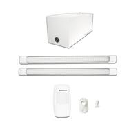 Kit éclairage sans fil sur batterie pour Garage Box Cave sans électricité - Gamme Confort Télécommande