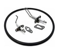 Kit électrode d'allumage et d'ionisation pour chaudière avec joint de chambre de combustion compatible avec Baxi Potterton Main 720222801 720222901 5114755