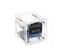 Kit Électronique DIY ESP8266 Horloge de Prévision Météo Kit WIFI en Réseau avec Écran OLED et Boîtier de Soudage DIY