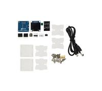 Kit Électronique DIY ESP8266 Horloge de Prévision Météo Kit WIFI en Réseau avec Écran OLED et Boîtier de Soudage DIY