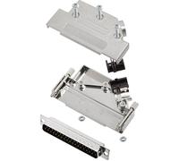 Kit embase SUB-D mâle Nombre de pôles: 37 encitech D45PK-M-37-DBP-K 6355-0009-04 45 ° fût à souder 1 set