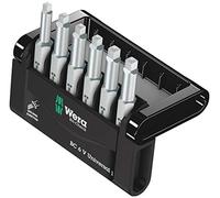 Wera Jeu d'embouts Bit-Check 6 V Universal 1 05056478001, 6 pcs, carré (Robertson), zone de torsion