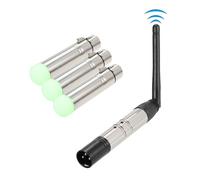 Kit émetteur-récepteur DMX512 portable sans fil 2,4 GHz ISM (4 pièces) pour soirées, DJ, spectacles, clubs, discothèques et karaokés.