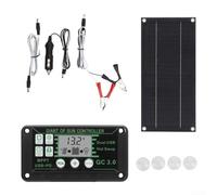 Kit Énergie 600W pour Camping Car Kit Énergie 600W pour Camping | Cellules monocristallines haute efficacité, sortie stable, résistant aux intempéries, parfait pour extérieur, jardin,