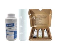 Kit Entretien Adoucisseur D'eau - Test Th Avec Nettoyant Résine Et Cartouche Microfibre 9""3/4