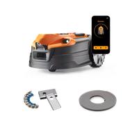 Kit essentiel LawnMaster AMD18i-800 Plus - Tondeuse robotisée MX 24 V à vision et recharge automatique, compatible avec l'application - avec bande magnétique de rechange et lames de rechange