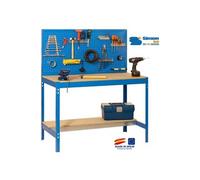 - Kit Etabli 1440x1500x600mm - BT-2 1500 BLEU/BOIS