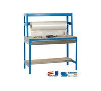 Simon Rack - Kit Etabli avec tiroir 1440x1200x750mm - BT-4 BOX 1200 BLEU/BOIS