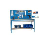 - Kit Etabli avec tiroir 1440x1500x600mm - BT-2 BOX 1500 BLEU/BOIS