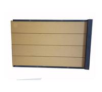 kit extension complet pour clôture composite 1,50 ML x 1,80 H - L: 150 cm - E: 5 cm - Beige clair