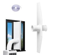 Kit Fenêtre Climatiseur Portable,Panneau Isolant Étanche À Ouverture Zip | Kit fenêtre pour climatiseur,Adapté à sous-sol appartement chambre cuisine maison