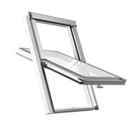 Kit fenêtre de toit pour groupe VELUX | Fenêtre de toit RoofLITE+ PVC 78 x 118 cm triple vitrage | Fenêtre pivotante | Raccord pour tuiles jusqu'à 50 mm + kit isolation et raccordement + cadre isolant