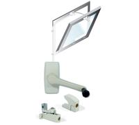 Kit ferme imposte manivelle Windy 305 blanc SOUCHIER pour châssis abattant intérieur L.3.05m - 26802