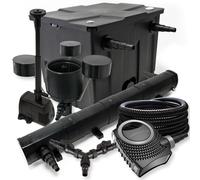 Kit filtration bassin 12000l 72W UVC NEO8000 Pompe 25m Tuyau Skimmer Fontaine