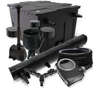 Kit filtration bassin 60000l 72W UVC NEO10000 Pompe 25m Tuyau Skimmer Fontaine