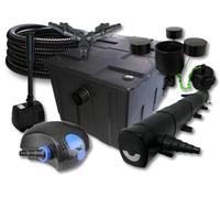 Kit filtration de bassin 60000l 72W UVC 100W Pompe 25m Tuyau Skimmer Fontaine