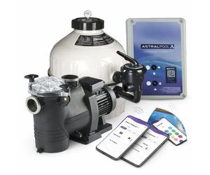 Kit filtration piscine Fuildra 14 m3/h - Coffret connecté