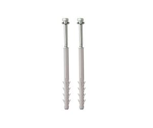 Kit fixation chauffe eau parpaing Ø14 - 4 x chevilles 120mm + tirefond + rondelle - FS20040