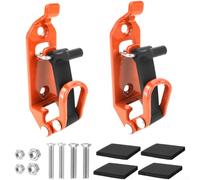 Kit Fixation Métal avec Bande Caoutchouc 4mm(orange) | Alliage de zinc , résistant à la rouille, ajustable, pour idéal hache et outils lourds