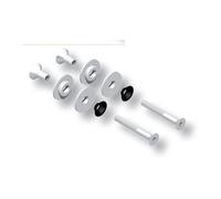 Kit fixation traversante Diva X LA CROISÉE DS pour 2 poignées sur porte en verre - DS7308